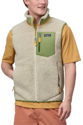 Patagonia Classic Retro-X Windproof Sherpa Fleece Vest with Color Block. 23048 18