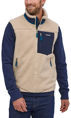Patagonia Classic Retro-X Windproof Sherpa Fleece Vest with Color Block. 23048 Sizing Patagonia Classic Retro-X Windproof Sherpa Fleece Vest with Color Block. 23048