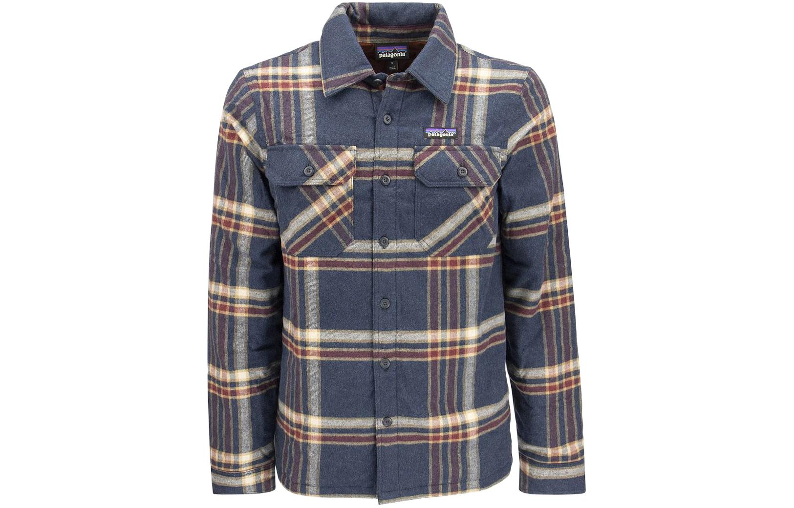 Patagonia  Cotton Plaid Long Sleeve Shirt with Multiple Pockets 20385