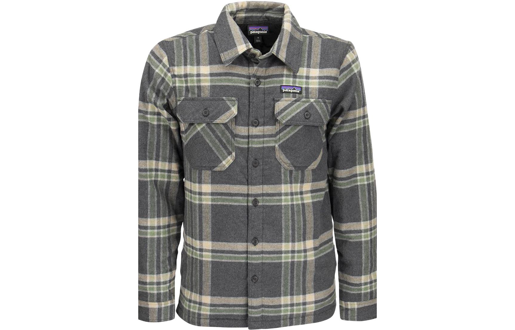 Details for Camisa Patagonia de Algodón a Cuadros Manga Larga con Múltiples Bolsillos 20385