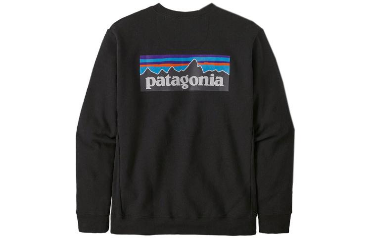 Shop Sudadera Patagonia Cuello Redondo con Logo Estampado de Manga Larga. 39657