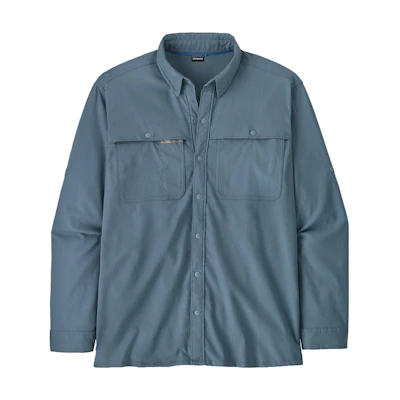 Patagonia Early Rise Fly Fishing Quick-Dry Water-Resistant Long Sleeve Shirt 41920