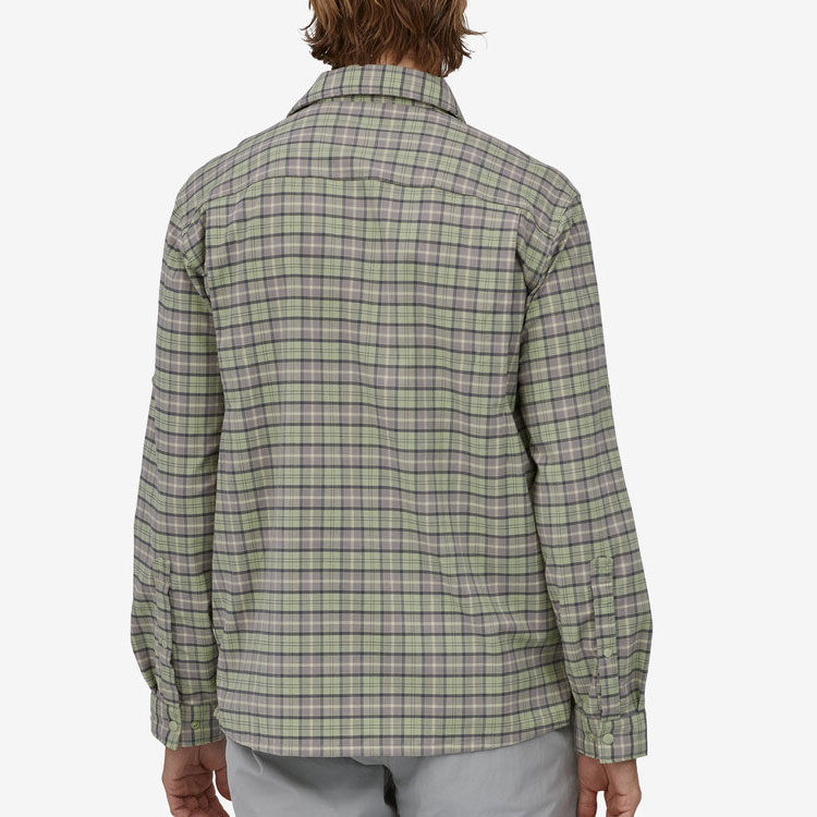 Sizing Patagonia Camisa Manga Larga Resistente al Agua y Secado Rápido para Pesca. 41920