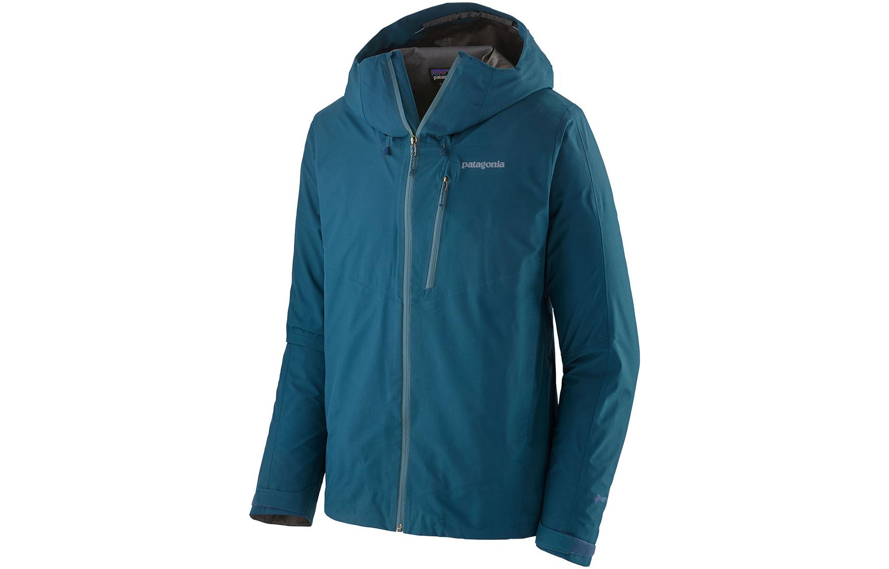 Patagonia  Logo Print Windproof Breathable Insulated Hooded Jacket 84986