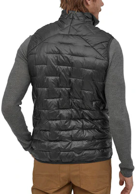 Patagonia Micro Puff Vest Solid Color Packable Logo Stand Collar. 84075 3