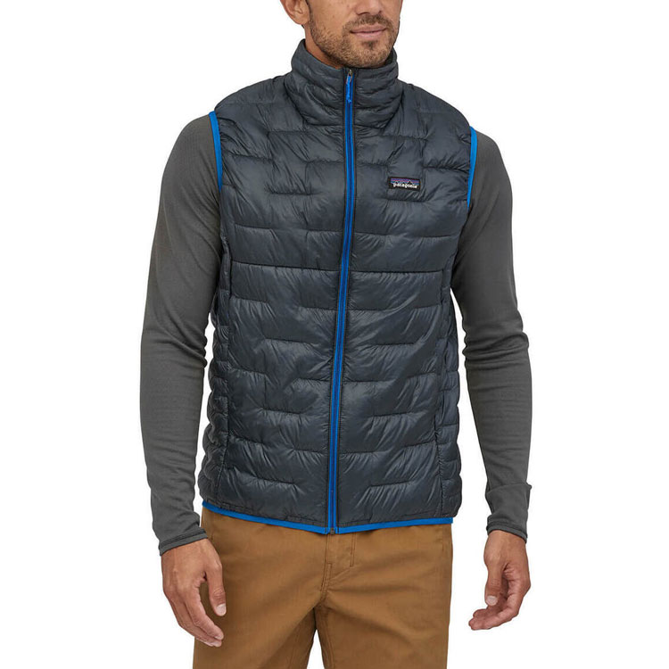 Sizing Patagonia  Micro Puff Vest Solid Color Packable Logo Stand Collar. 84075