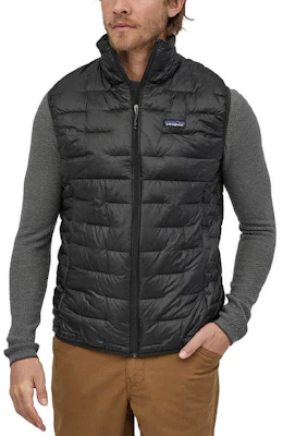 Patagonia Micro Puff Vest Solid Color Packable Logo Stand Collar. 84075 2