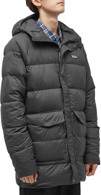 巴塔哥尼亞黑色中長款羽絨外套附Logo印花 20655 Details for 巴塔哥尼亞黑色中長款羽絨外套附Logo印花 20655