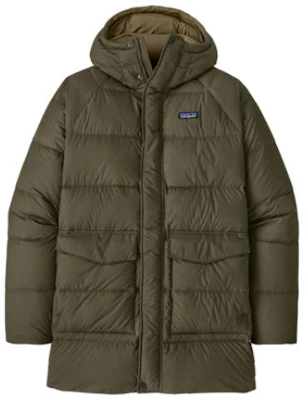 巴塔哥尼亞黑色中長款羽絨外套附Logo印花 20655 Sizing 巴塔哥尼亞黑色中長款羽絨外套附Logo印花 20655