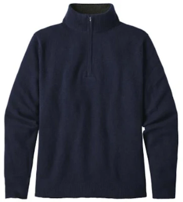 Patagonia Recycled Cashmere 1/4-Zip Sweater Pullover Casual Knitwear. 50600 Order Patagonia Recycled Cashmere 1/4-Zip Sweater Pullover Casual Knitwear. 50600
