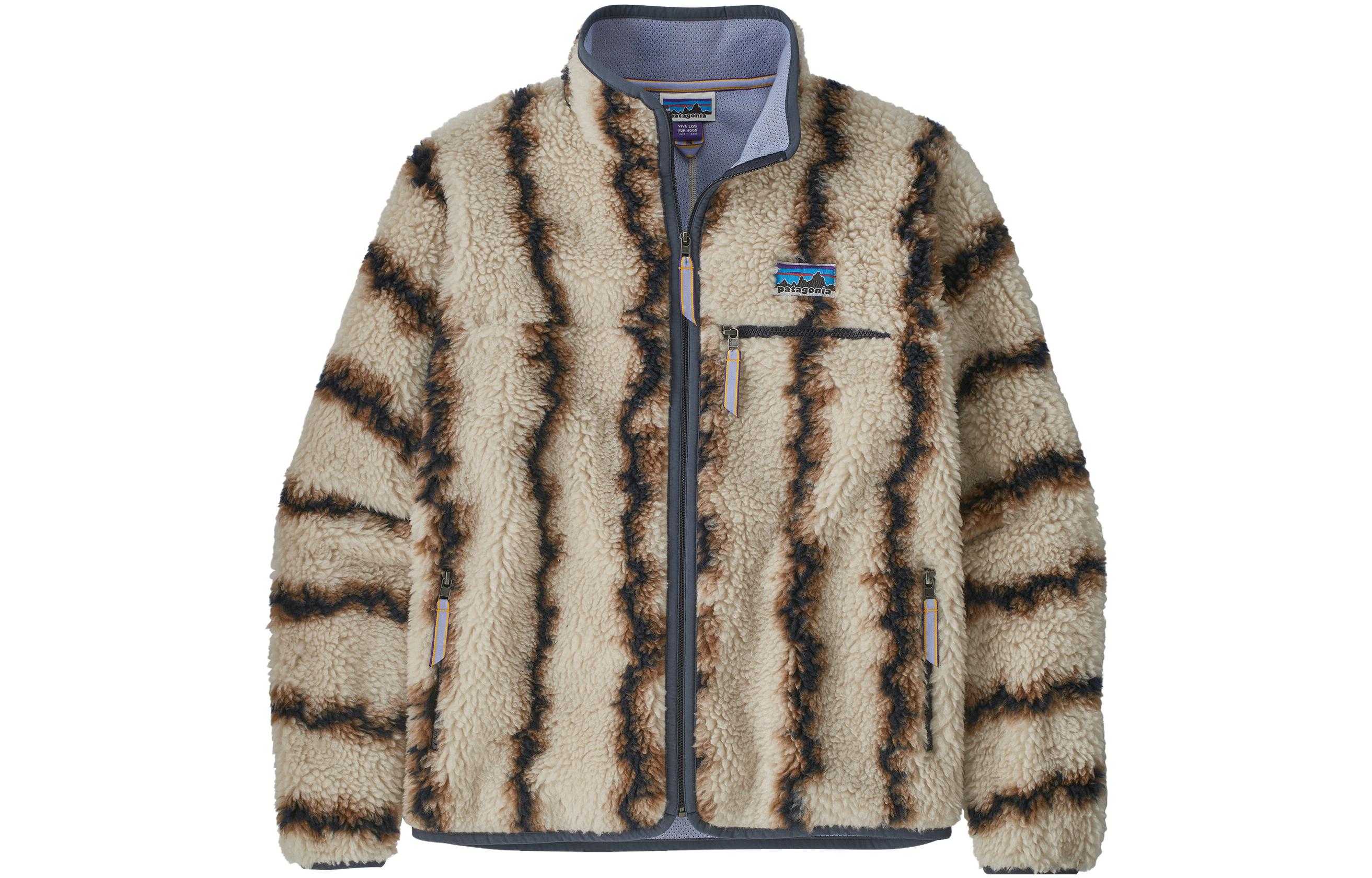 Patagonia  Retro Fleece Zip Jacket Natural Blend Warm and Comfortable 20535