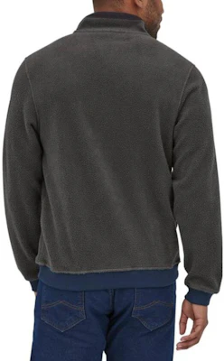 Patagonia Shearling Button-Up Fleece Pullover Sweatshirt Casual Collar 26140 8