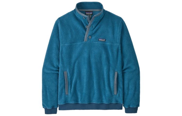 Order Patagonia  Shearling Button-Up Fleece Pullover Sweatshirt Casual Collar 26140