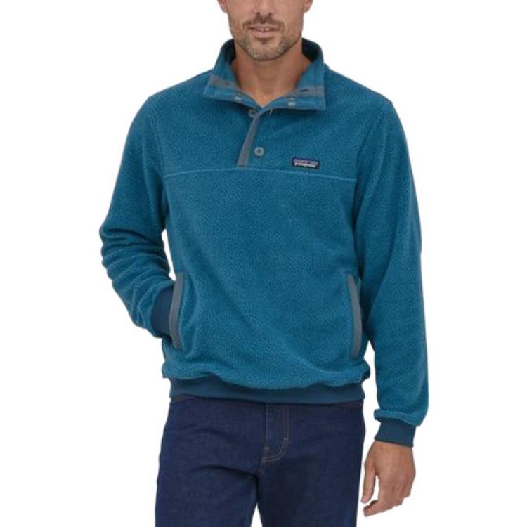 Lookbook Patagonia  Shearling Button-Up Fleece Pullover Sweatshirt Casual Collar 26140