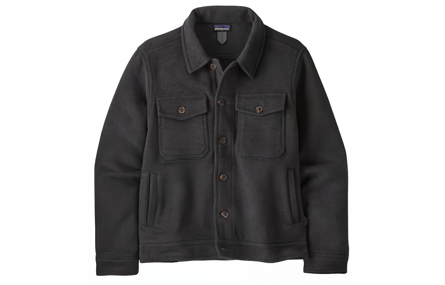 Patagonia  Solid Color Button-Up Collar Long Sleeve Multi-Pocket Jacket 26570