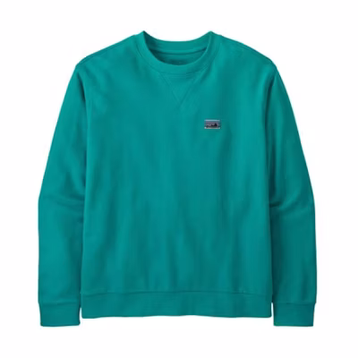 Patagonia Solid Color Crewneck Sweatshirt with Front Logo Badge. 22765