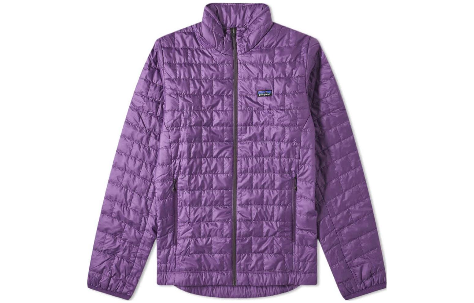 Patagonia  Solid Color Logo Print Zip-Up Jacket 84212