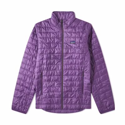 Patagonia Solid Color Logo Print Zip-Up Jacket 84212