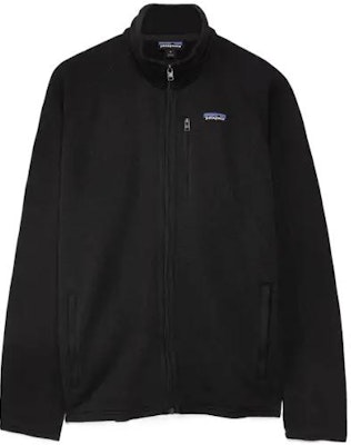 Suéter Patagonia Negro Cuello Alto con Cremallera - Color Sólido. 25528-BLK Order Suéter Patagonia Negro Cuello Alto con Cremallera - Color Sólido. 25528-BLK