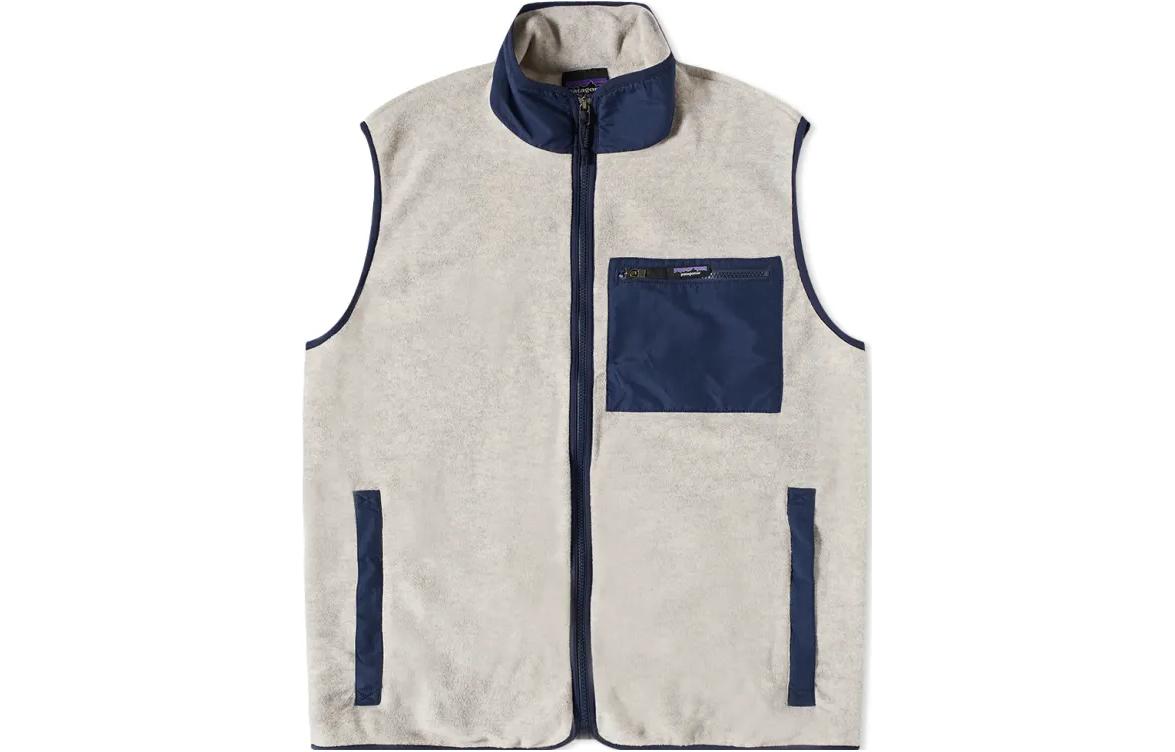 Patagonia  Synchilla Fleece Vest Colorblock Zip-Up Warm and Soft. 23011