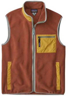 Patagonia Synchilla Fleece Vest Colorblock Zip-Up Warm and Soft. 23011 10