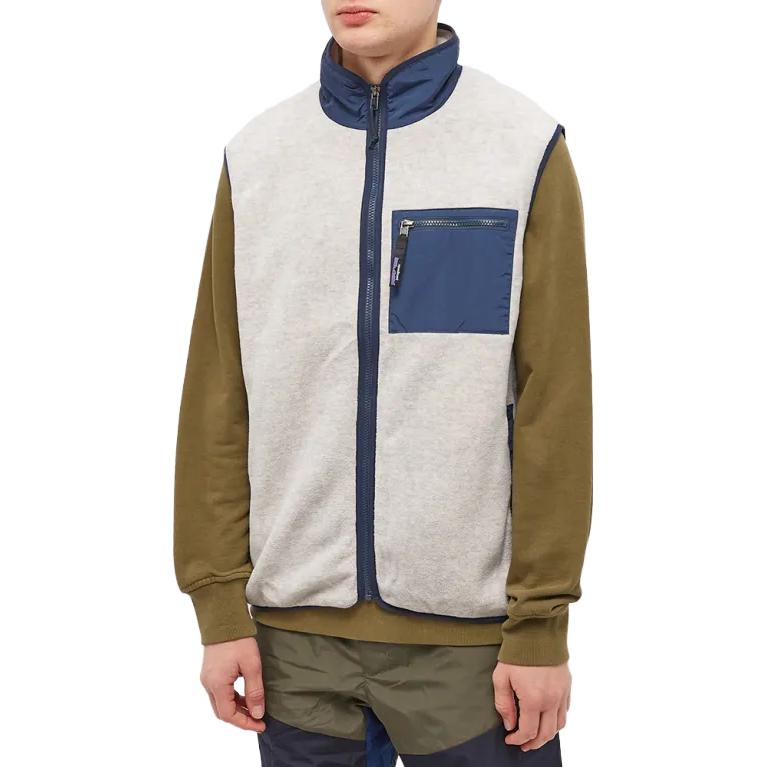 Sizing Patagonia  Synchilla Fleece Vest Colorblock Zip-Up Warm and Soft. 23011