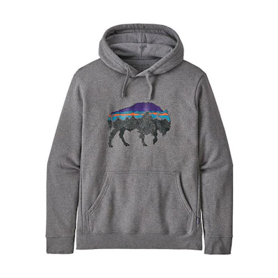 Patagonia Back For Good Graphic Print Loose Fit Hoodie - 39618