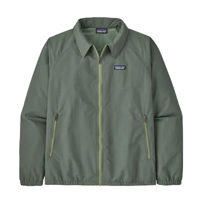 Patagonia Baggies Solid Straight Collar Long Sleeve Bomber Jacket 28153