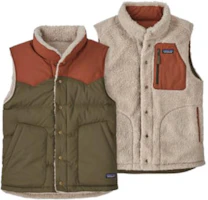Patagonia Bivy Down Reversible Vest Two-Tone Sleeveless Jacket. 27588 Patagonia Bivy Down Reversible Vest Two-Tone Sleeveless Jacket. 27588