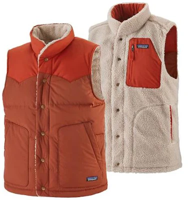 巴塔哥尼亞雙面羽絨背心雙色無袖外套 27588 9