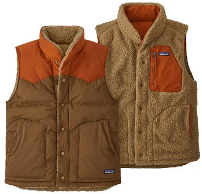 巴塔哥尼亞雙面羽絨背心雙色無袖外套 27588 10