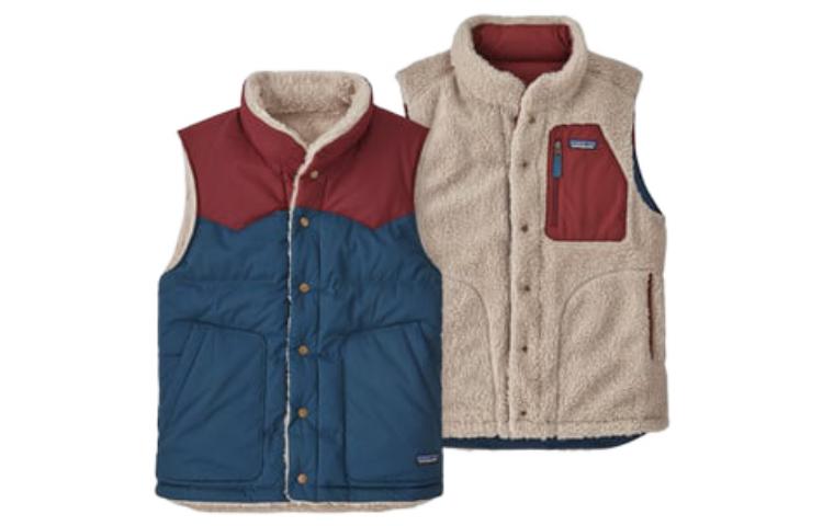 Order 巴塔哥尼亞雙面羽絨背心雙色無袖外套 27588