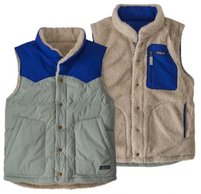 巴塔哥尼亞雙面羽絨背心雙色無袖外套 27588 15