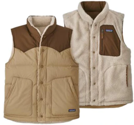 巴塔哥尼亞雙面羽絨背心雙色無袖外套 27588 Sizing 巴塔哥尼亞雙面羽絨背心雙色無袖外套 27588