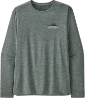 Patagonia Capilene Cool Daily Graphic Long-Sleeve Shirt Gray-Green 45160-LINX Patagonia Capilene Cool Daily Graphic Long-Sleeve Shirt Gray-Green 45160-LINX