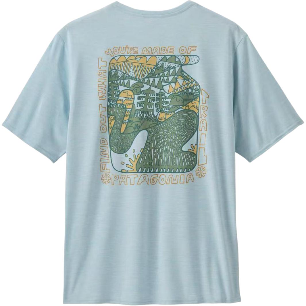 Patagonia Capilene Cool Daily Retro Logo Quick-Dry  T-Shirt. 45385