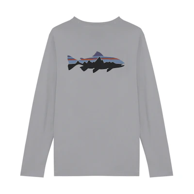 Patagonia Capilene COOL Sun Protection Quick-Dry Printed Long Sleeve Tee Mens 52147