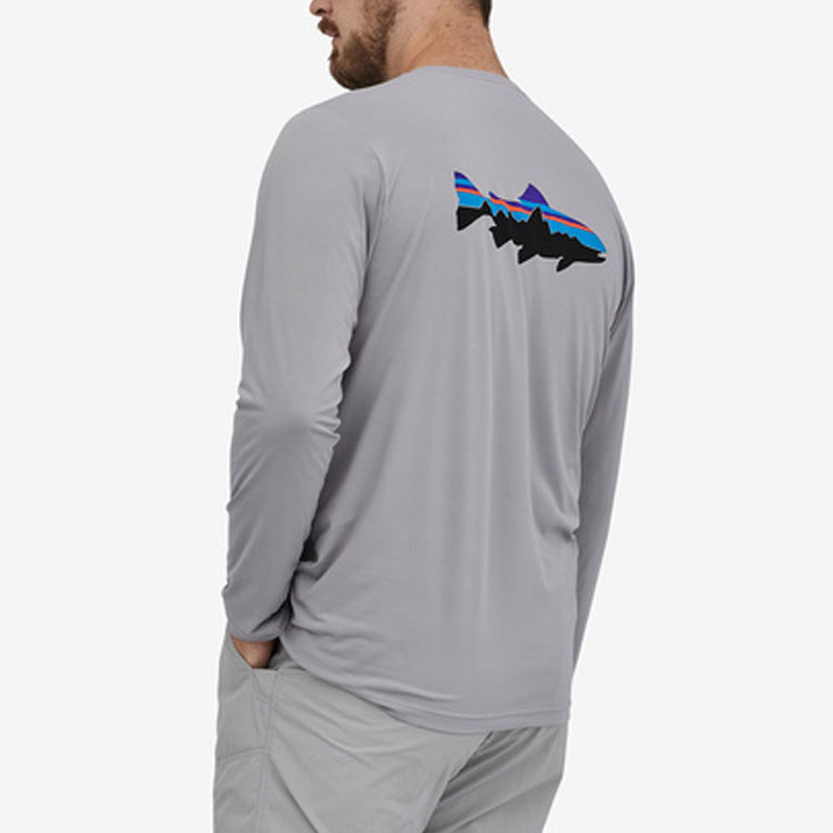 Details for Camiseta Manga Larga Hombre Patagonia Capilene COOL Secado Rápido Protección Solar 52147