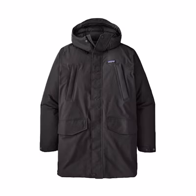 Patagonia City Storm Solid Color Down Hooded Zipper Jacket 27895
