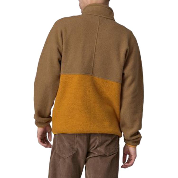 Cheap Patagonia Colorblock Half-Button Pullover Sweatshirt Unisex. 20530