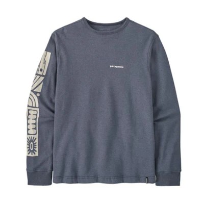 Patagonia Dawn To Dusk Lightweight Wildrise Crew Printed Long Sleeve Sweatshirt 39686