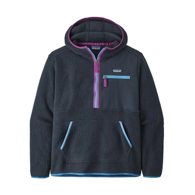 Patagonia FW22 Retro Pile Half-Zip Fleece Hoodie Vintage Style. 22790