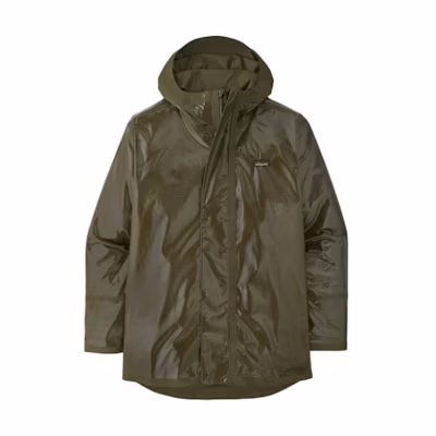 Patagonia Hose-Down Slicker Jacket Solid Color Waterproof Hoodie Jacket 27892