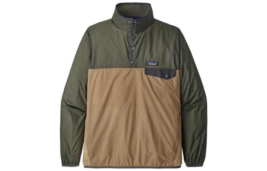 Patagonia Houdini Pullover Jacket Brown Athleisure Windbreaker 24150-CSC