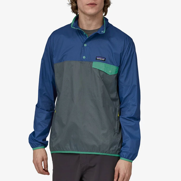 Lookbook Patagonia Houdini Retro Pullover Sweatshirt Colorblock Design 24150