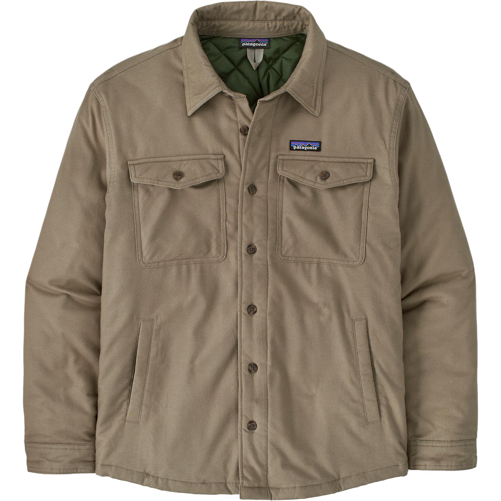 Details for Camisa outdoor de manga larga a cuadros negra Patagonia Ink para hombres. 20386