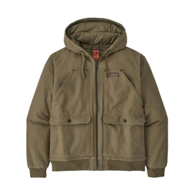 Patagonia Iron Forge Hemp Solid Color Hooded Casual Sports Jacket 26775