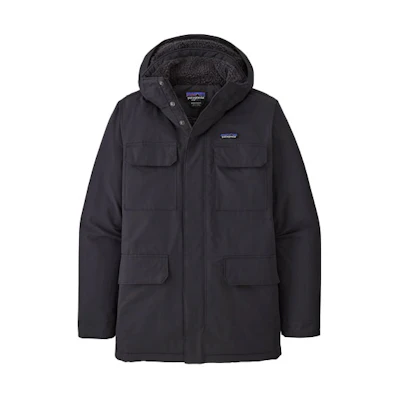Patagonia Isthmus Parka Multi-Pocket Fleece-Lined Hooded Cotton Jacket. 27022