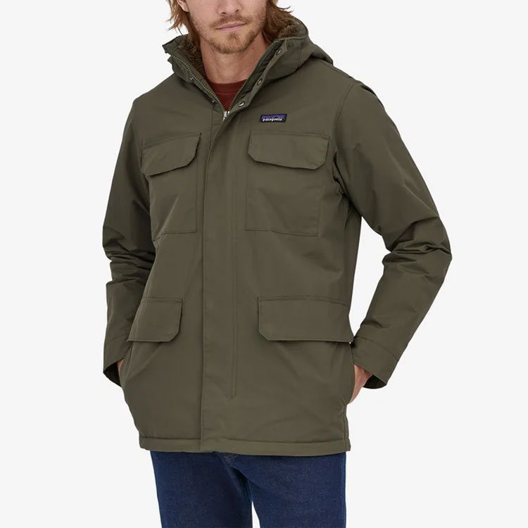 Patagonia Isthmus  Parka Multi-Pocket Fleece-Lined Hooded Cotton Jacket. 27022 圖 11