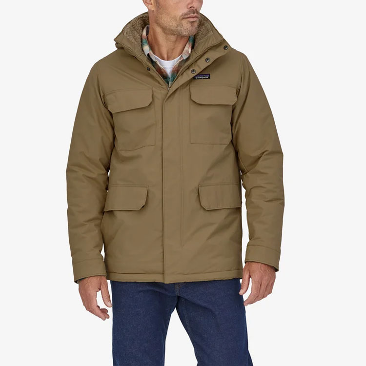 Patagonia Isthmus  Parka Multi-Pocket Fleece-Lined Hooded Cotton Jacket. 27022 圖 3